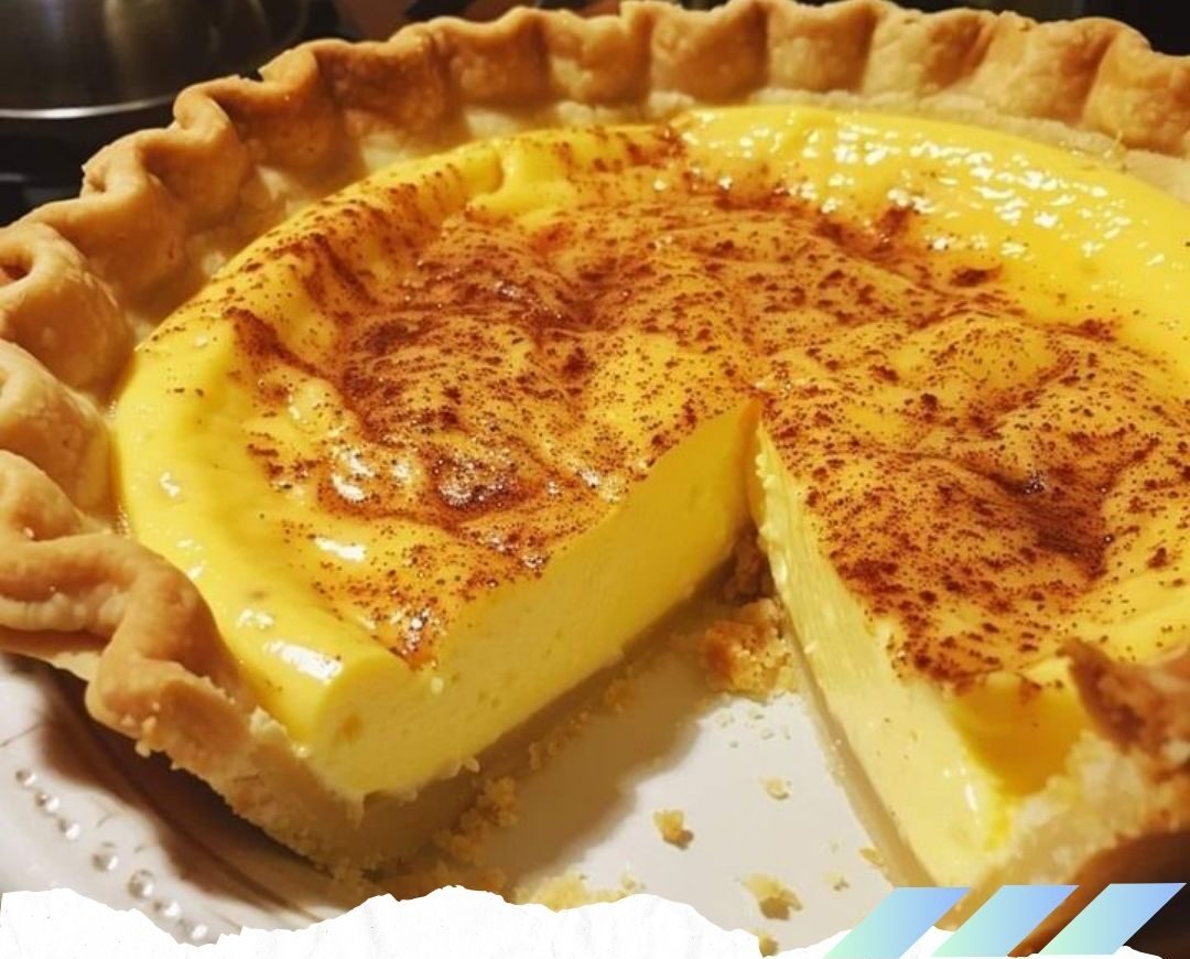 Old Fashioned Egg Custard Pie - Mina Recipes